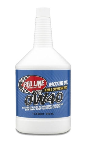 0W40 Motor Oil Quart - Red Line Synthetic Oil