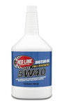 5W40 Motor Oil Quart - Red Line Synthetic Oil